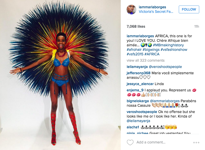 This Model Just Brought Natural Hair to the Victoria's Secret Runway for the First Time