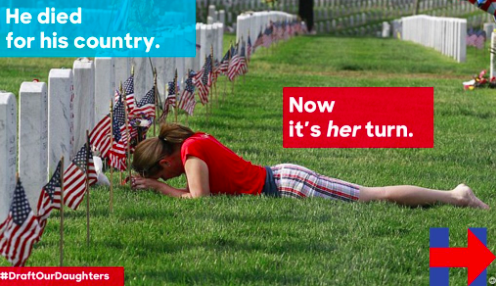 Will Hillary draft women? Inside #DraftOurDaughters, a fake ad campaign from the alt-right