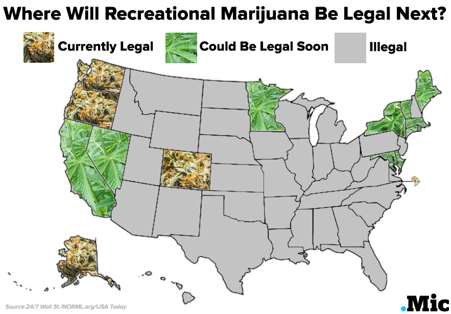 Where Is Marijuana Legal in the United States? List of Recreational and