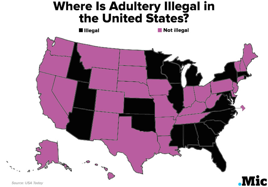 This Map Shows Every State Where The Ashley Madison Hack Can Get You 