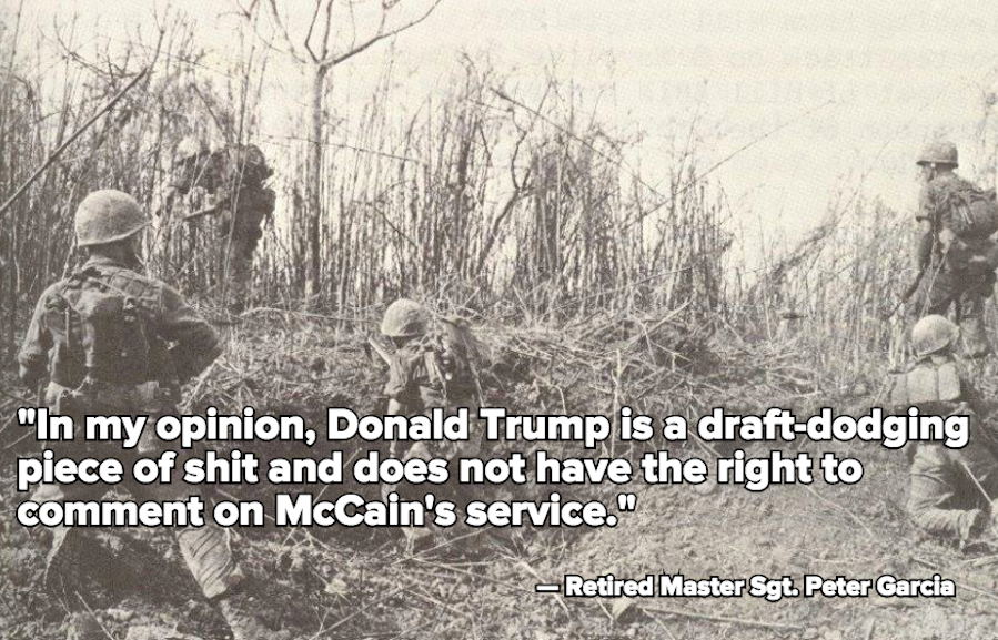 Here S What Military Veterans Think About Donald Trump And His Hero Here S What Military Veterans Think About Donald Trump And His Hero