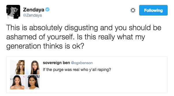 Zendaya Drags Man Who Asked Twitter Users If They Would ... - 604 x 334 png 76kB