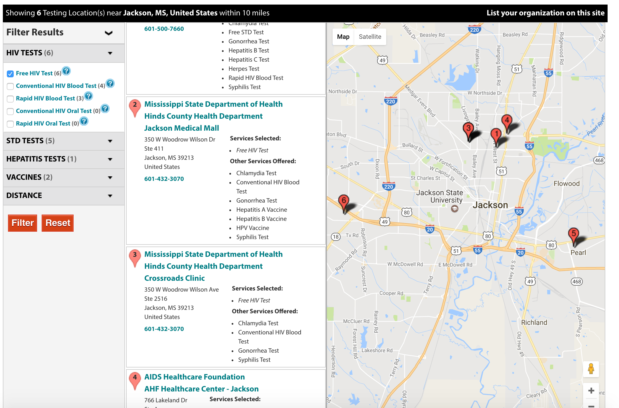 Mississippi to begin charging 25 for HIV testing despite high HIV rates