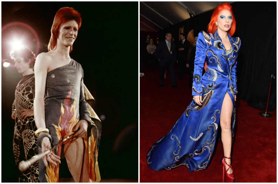 Lady Gaga Went Full Bowie on the Grammys Red Carpet | Mic