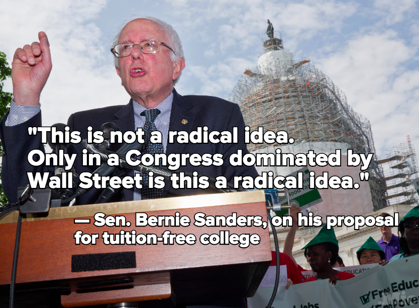 In One Quote, Bernie Reveals The One Thing Preventing Free College From ...