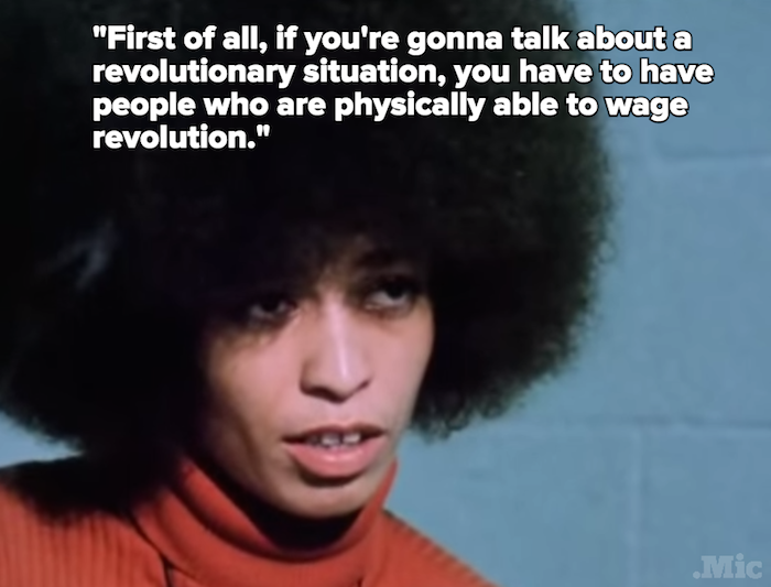 Angela Davis' 1972 Prison Interview Perfectly Explains the "Violence